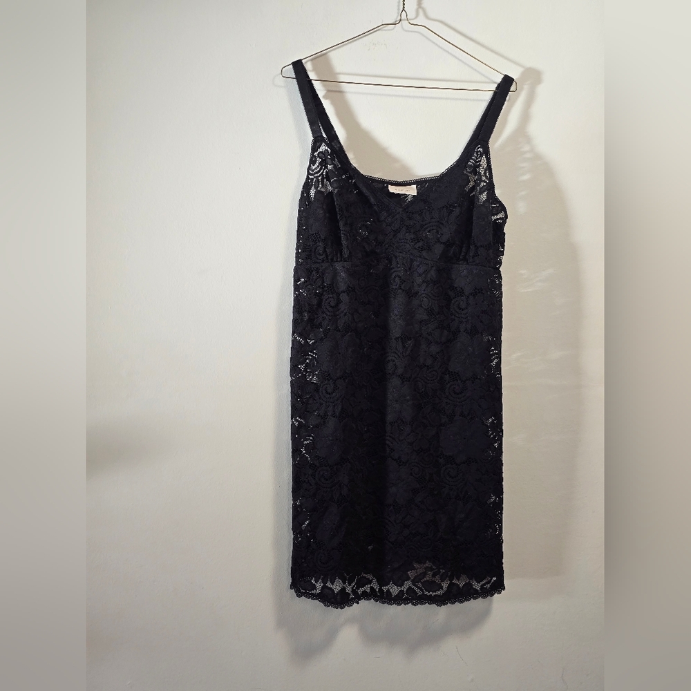 Deesse Lingerie Black Lace Camisole